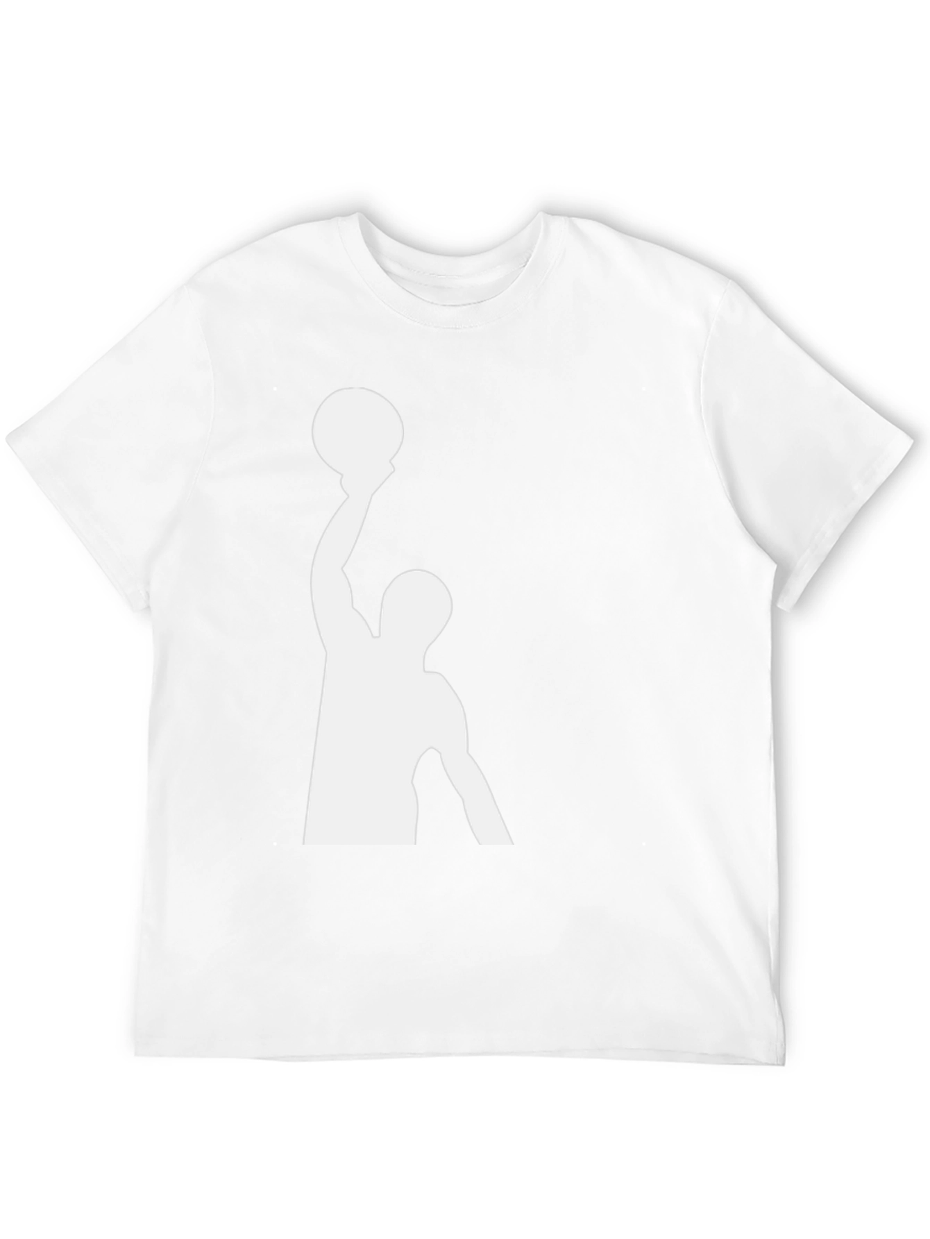 Black Basketball Player Graphic Tee - Black Cotton T-Shirt view 12