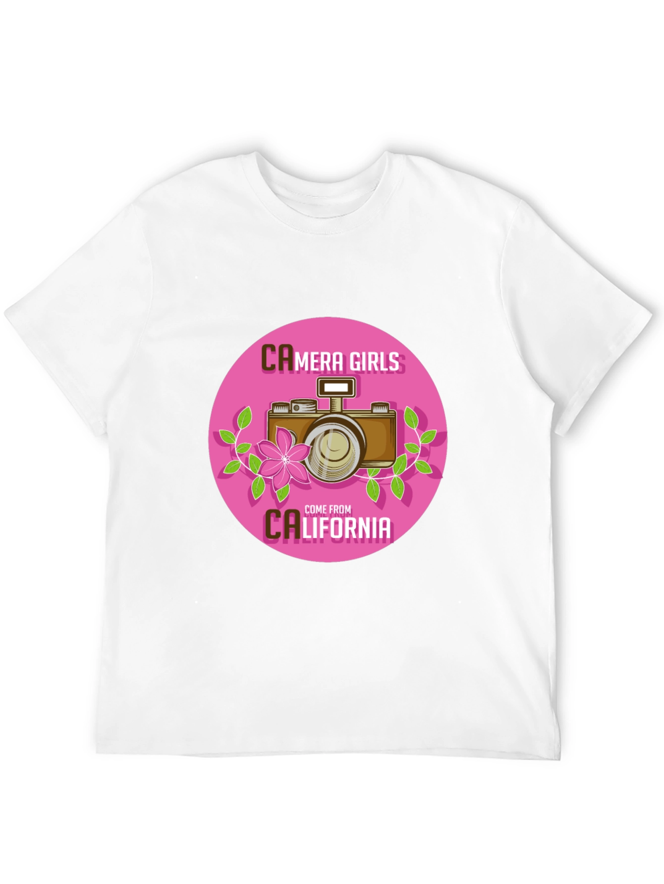 Black Camera Girls California Graphic Tee - Black view 12