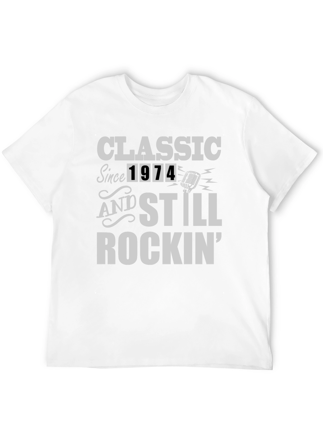 Black Classic Since 1974 Rockin' T-Shirt view 12