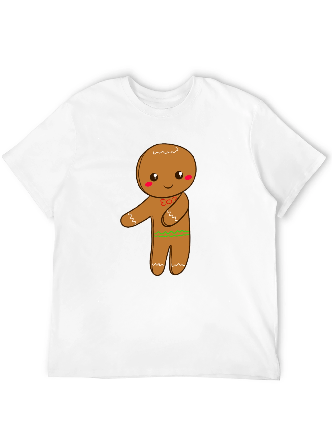 Black Gingerbread Man Graphic Tee view 12