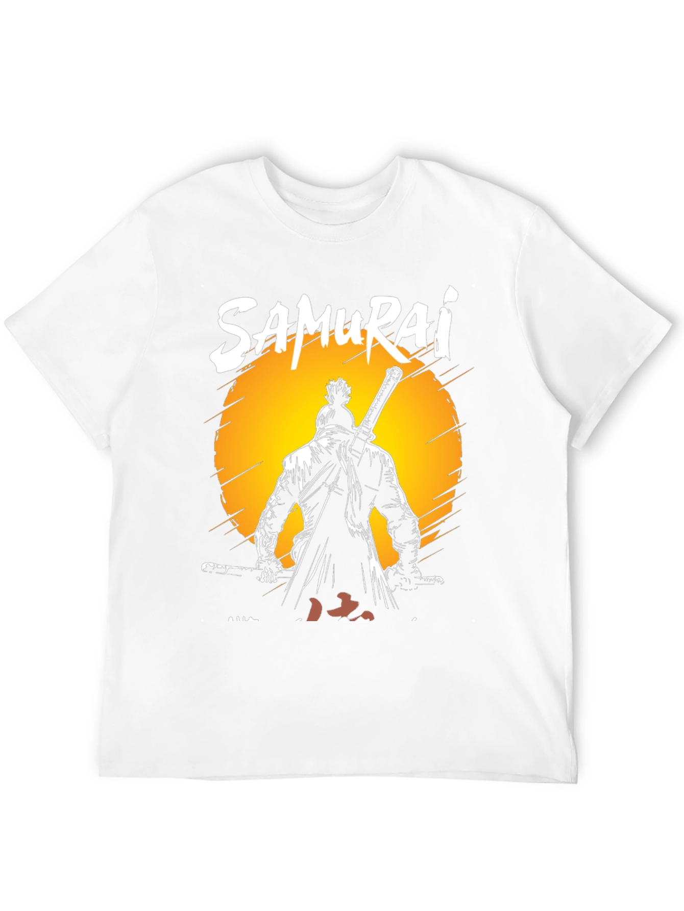 Black Samurai Warrior Graphic Tee - Martial Arts T-Shirt view 12