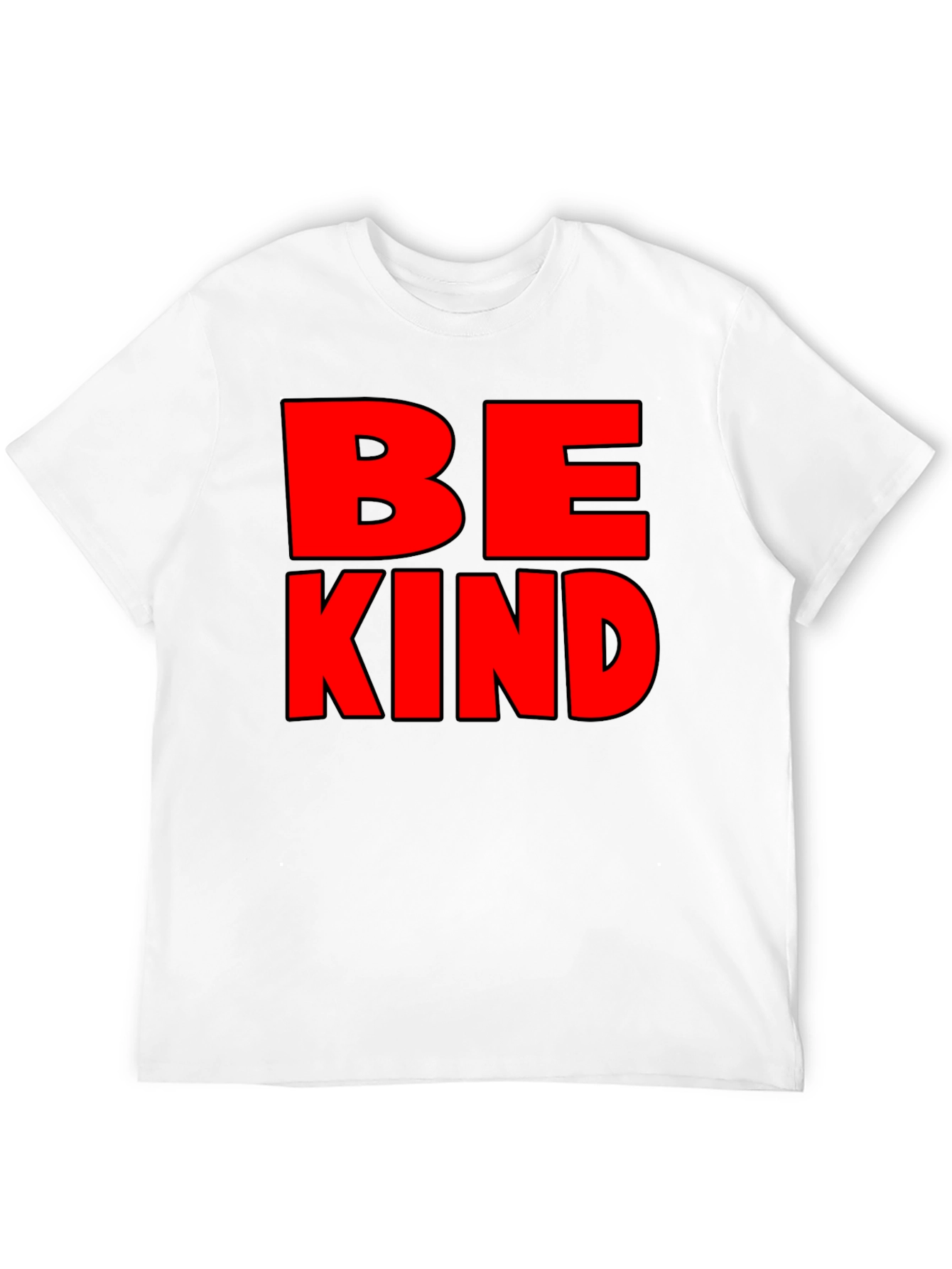 Black Be Kind Graphic Tee - Mens Black T-Shirt view 12