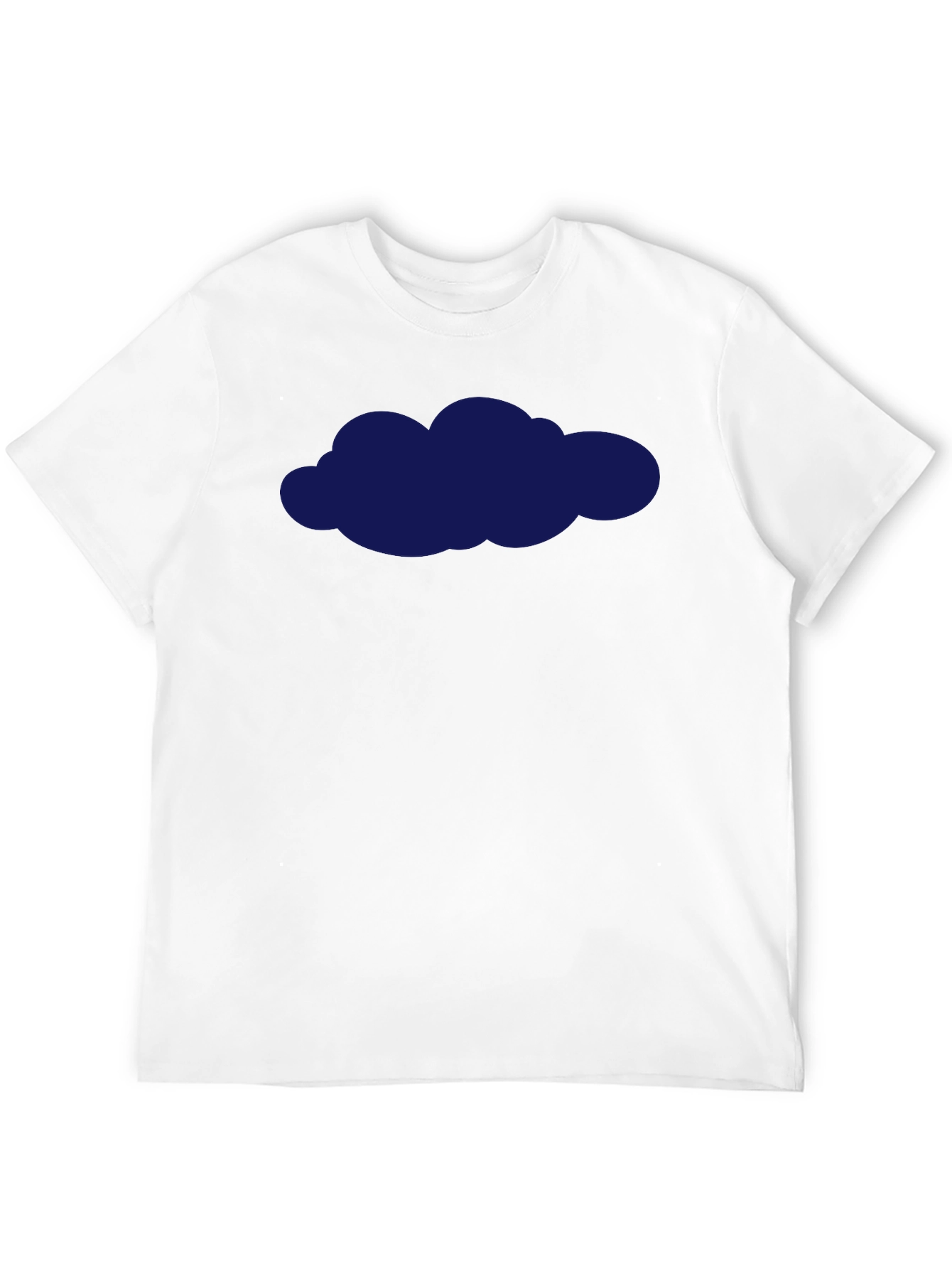 Black Navy Cloud Graphic T-Shirt view 12
