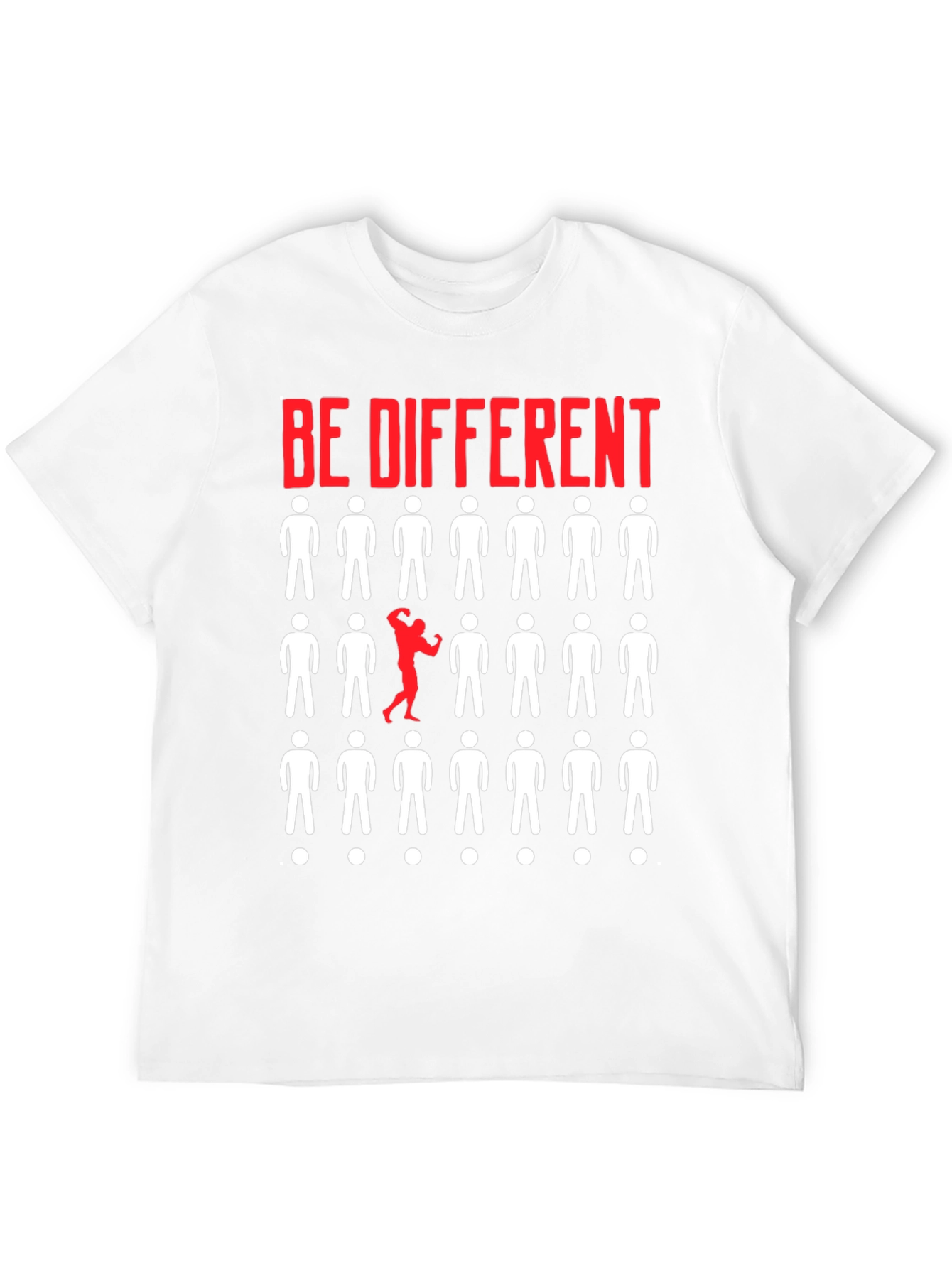 Black Be Different Graphic T-Shirt - Black view 12