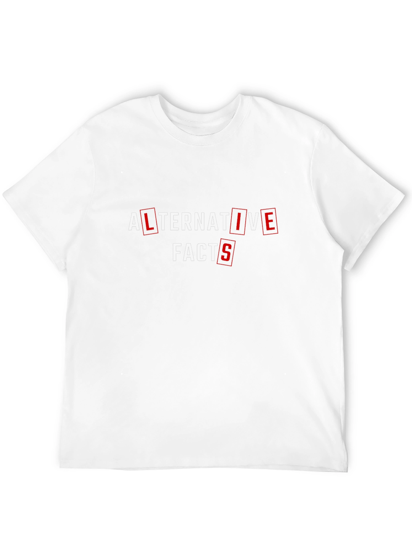 Black Alternative Facts Graphic Tee - Statement T-Shirt view 12