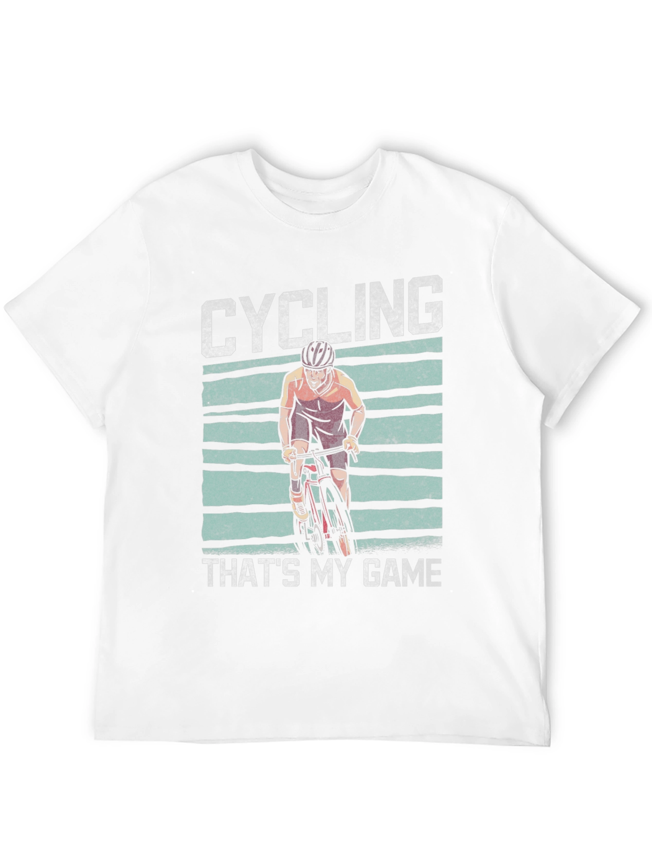 Black Cycling That's My Game T-Shirt -  Black view 12