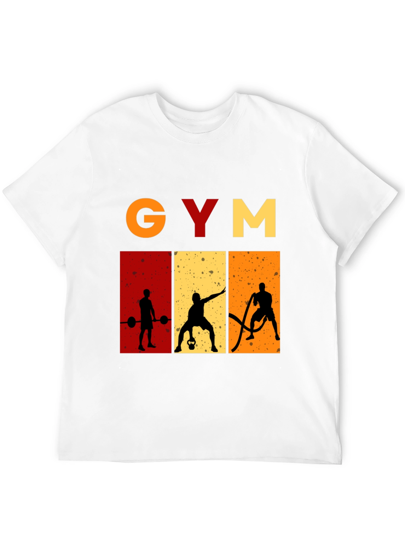 Black Gym Motivation Graphic Tee - Fitness Workout Shirt view 12