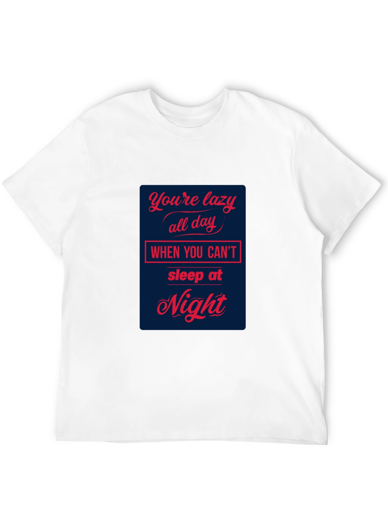 Black Lazy All Day T-Shirt view 12