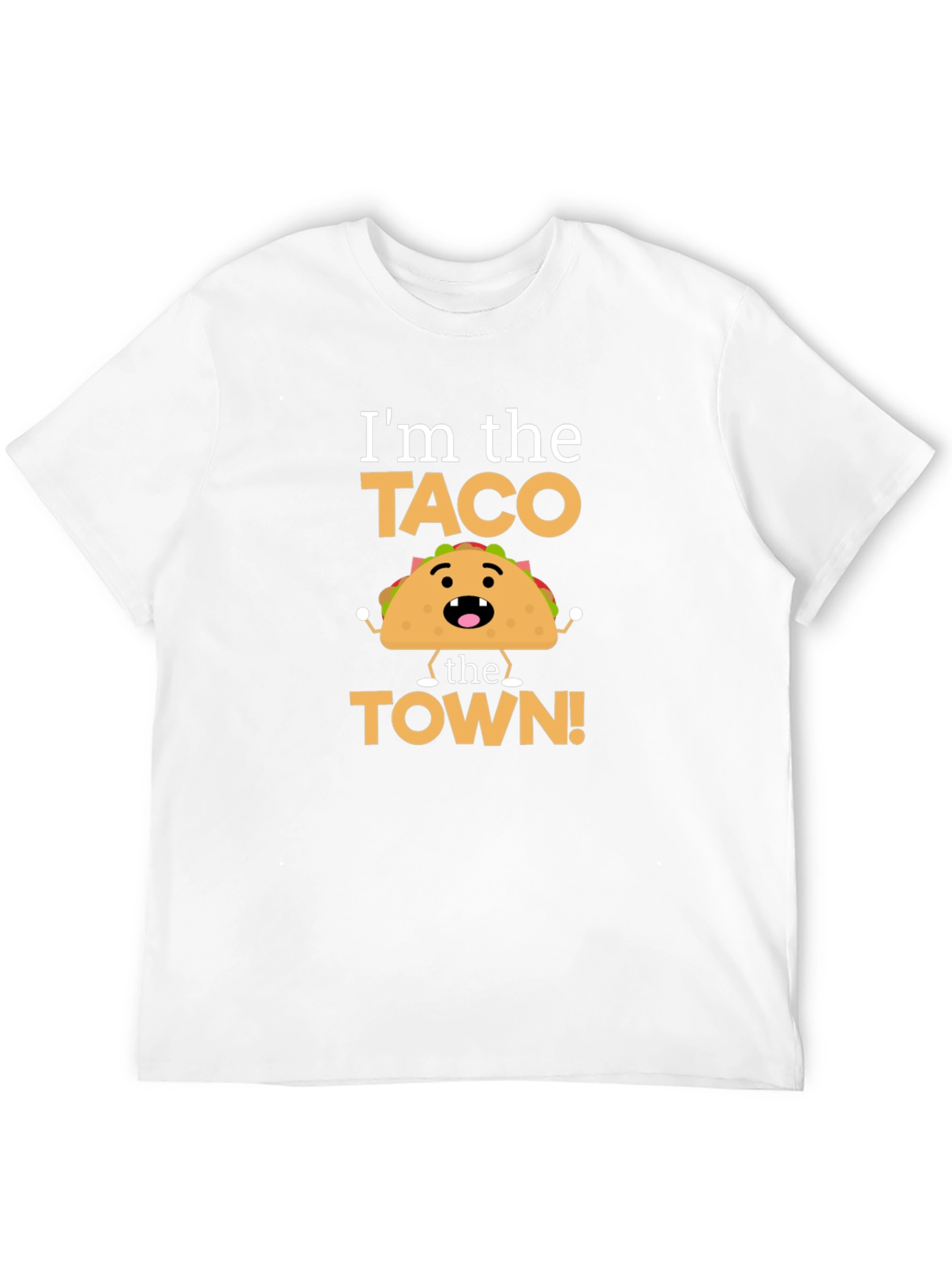 Black I'm the Taco the Town Funny T-Shirt view 12