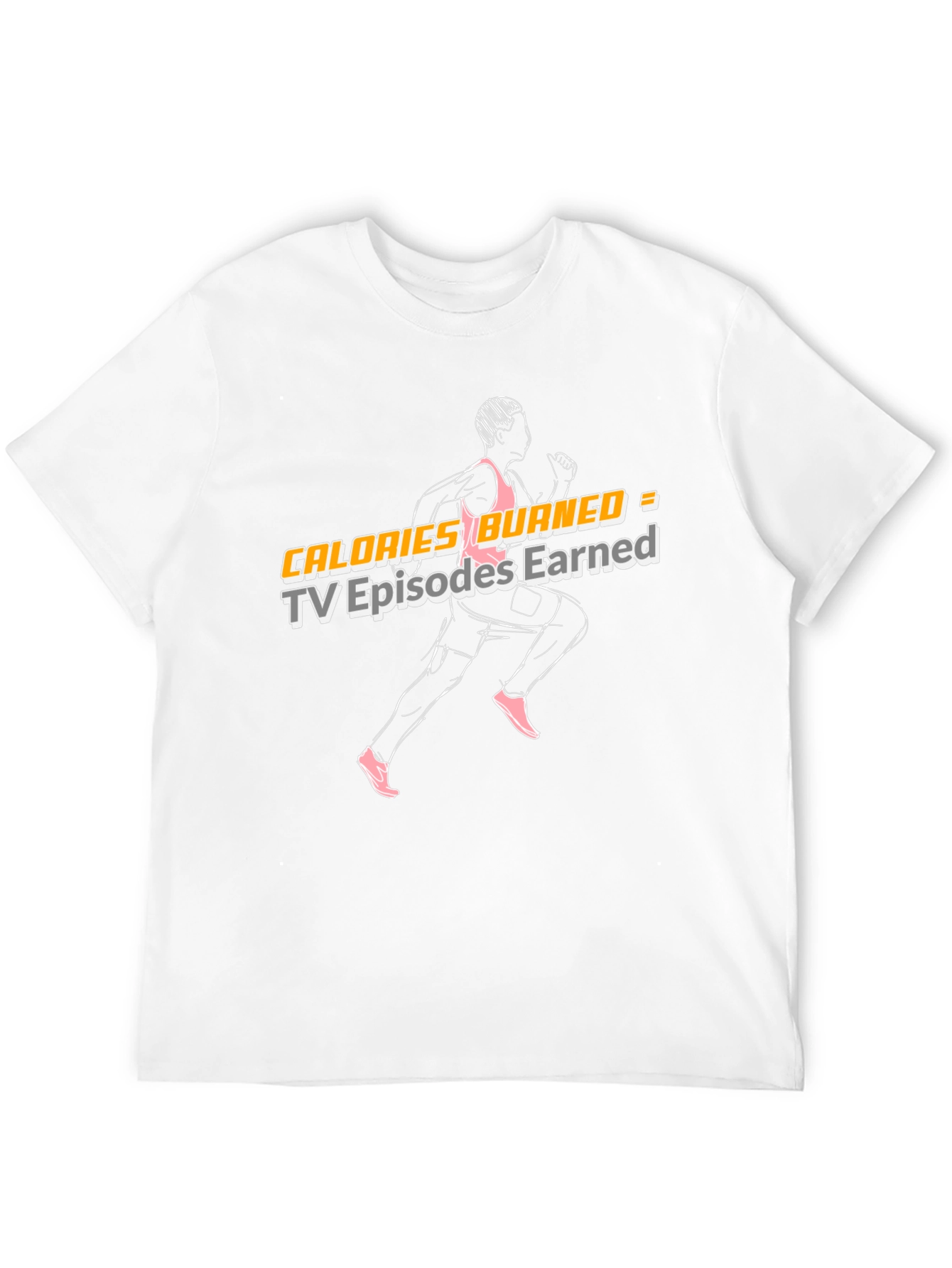 Calories Burned TV Episodes Earned Black Tee - 12