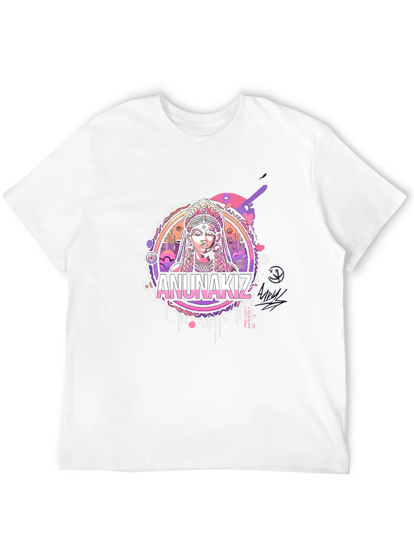 Black Anunnakiz Graphic Tee - Black view 12