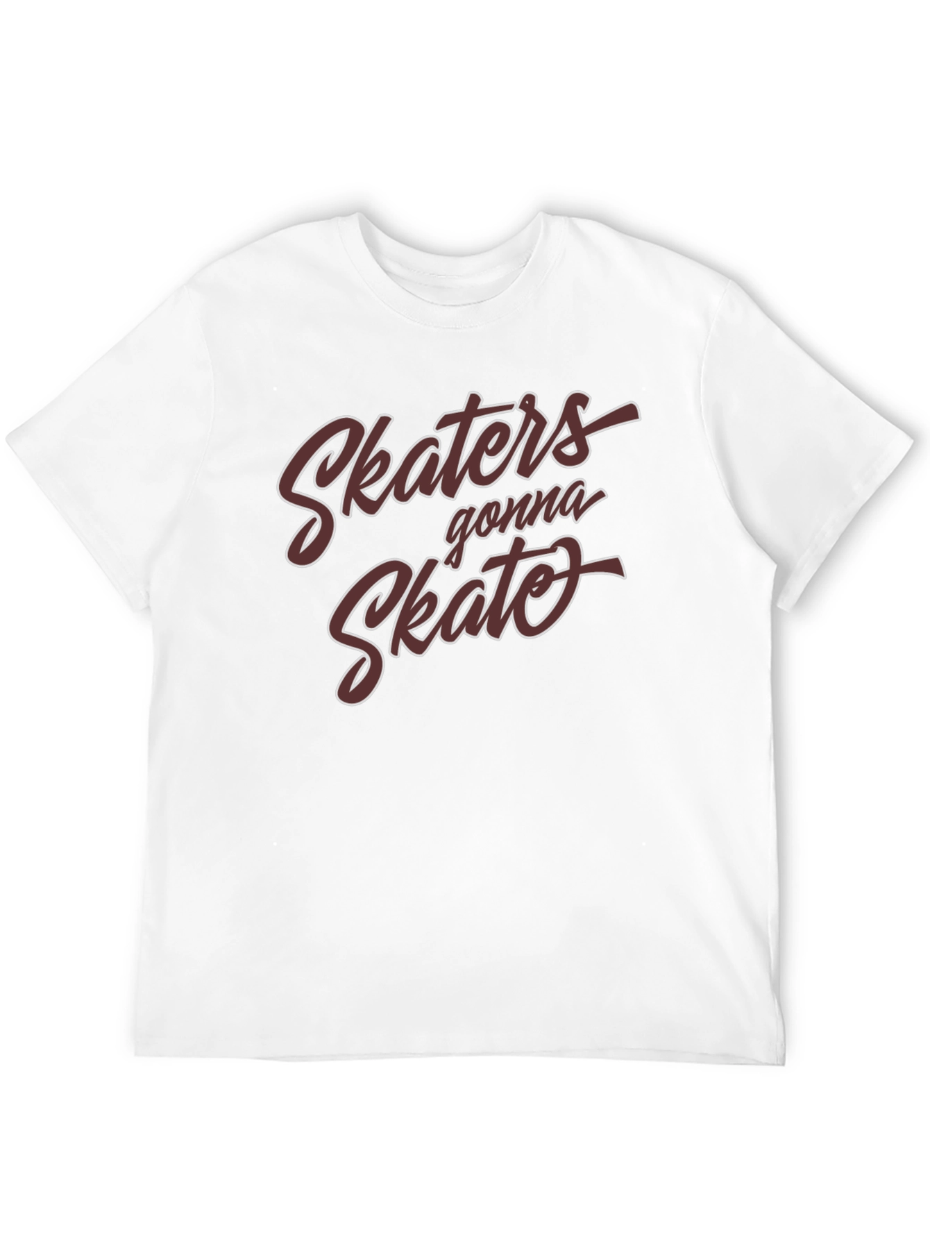 Black Skaters Gonna Skate Black Graphic Tee Shirt view 12