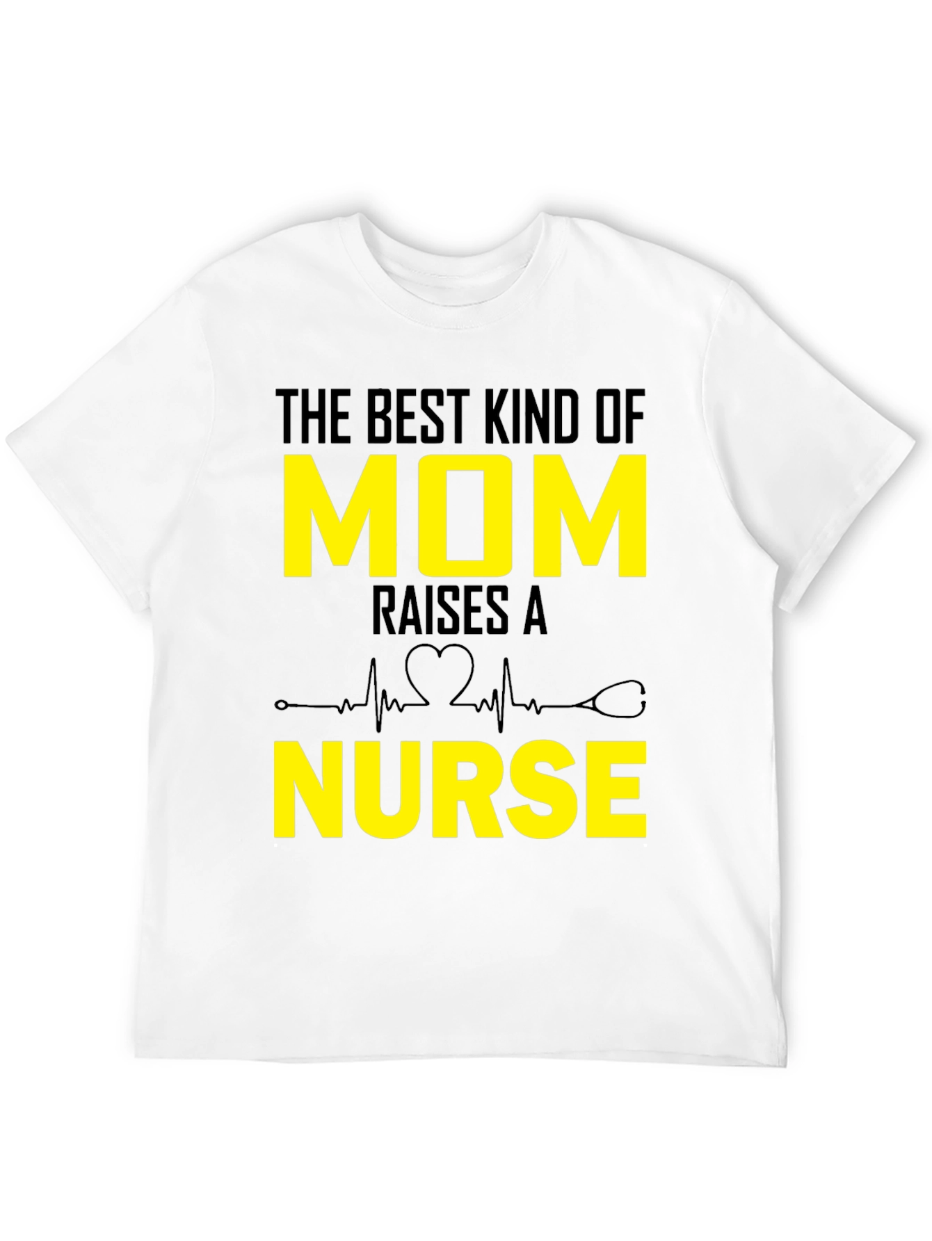Black Best Mom Nurse T-Shirt view 12