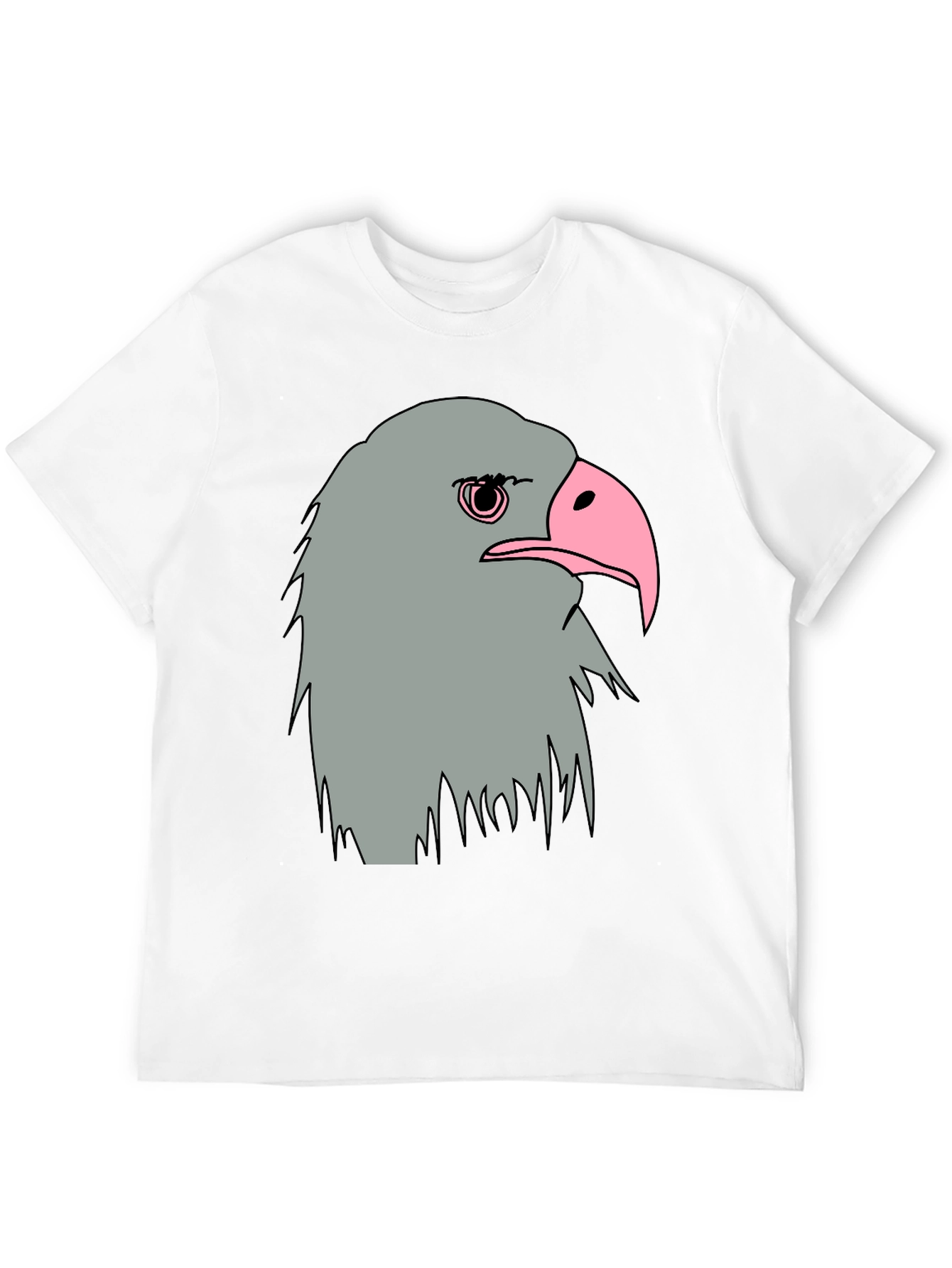 Black Eagle Graphic Tee - Men's Black Cotton T-Shirt view 12