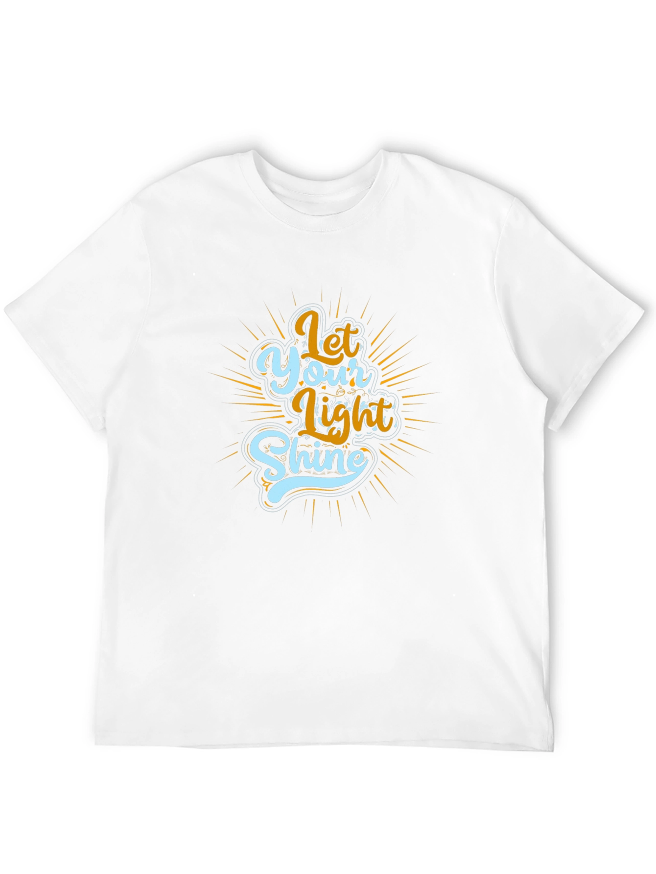 Black Let Your Light Shine Black T-Shirt view 12