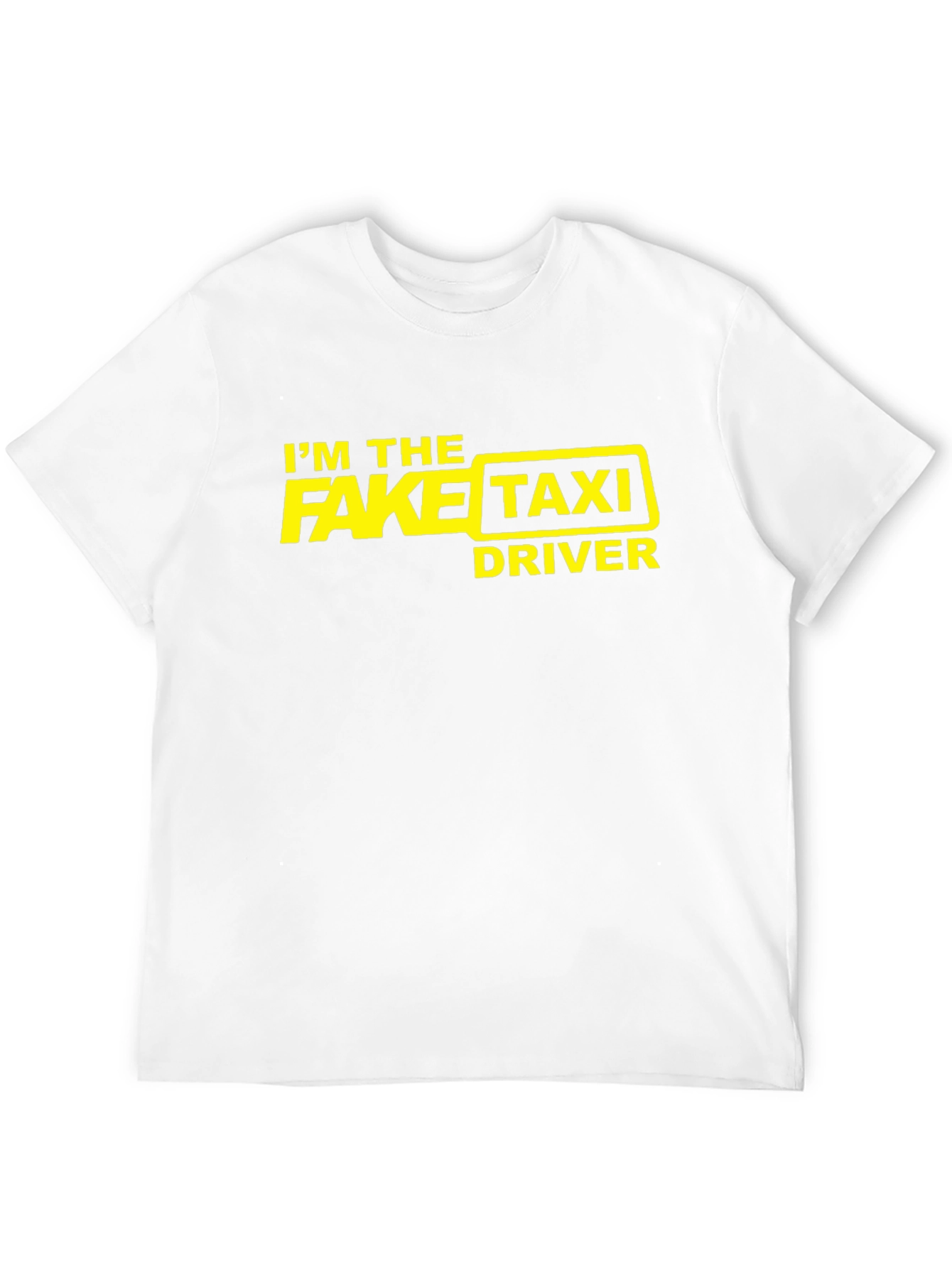 Black I'm the Fake Taxi Driver Graphic Novelty T-Shirt view 12