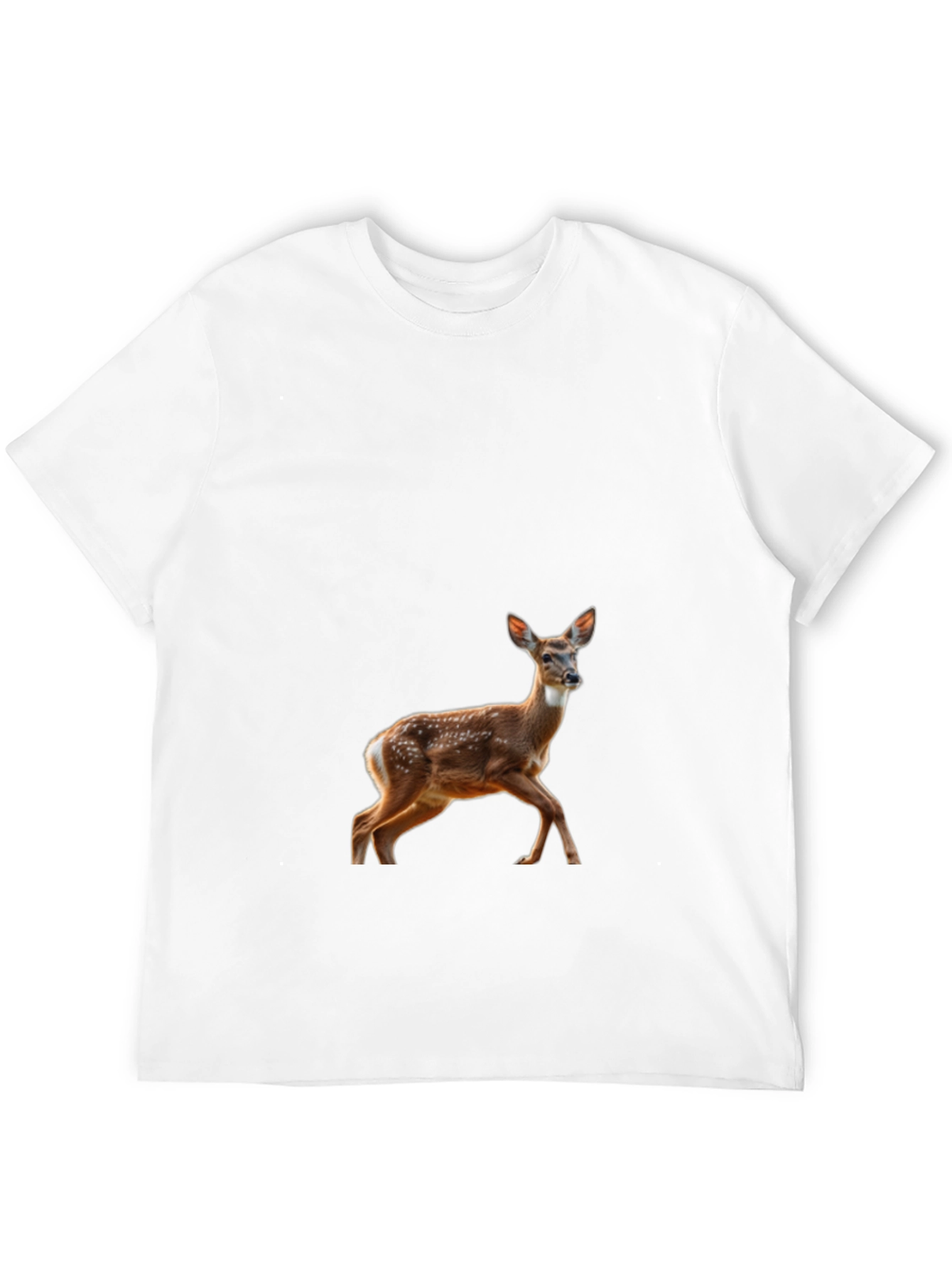 Black Deer Graphic Black T-Shirt view 12