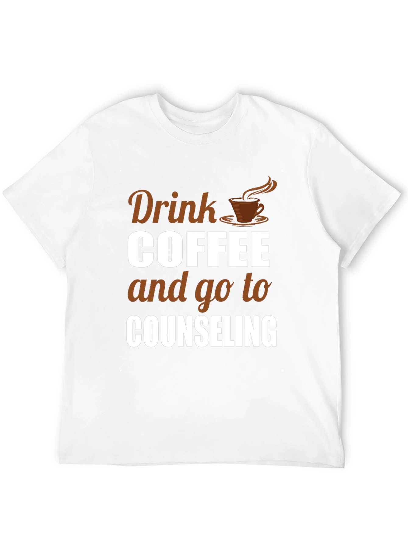 Black Drink Coffee Counseling T-Shirt view 12