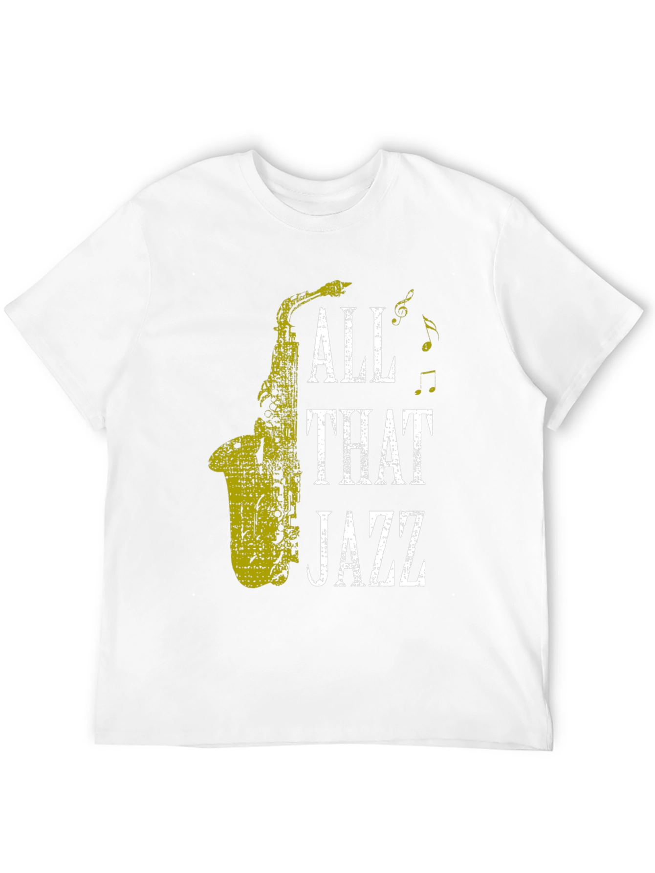 Black All That Jazz Saxophone T-Shirt view 12