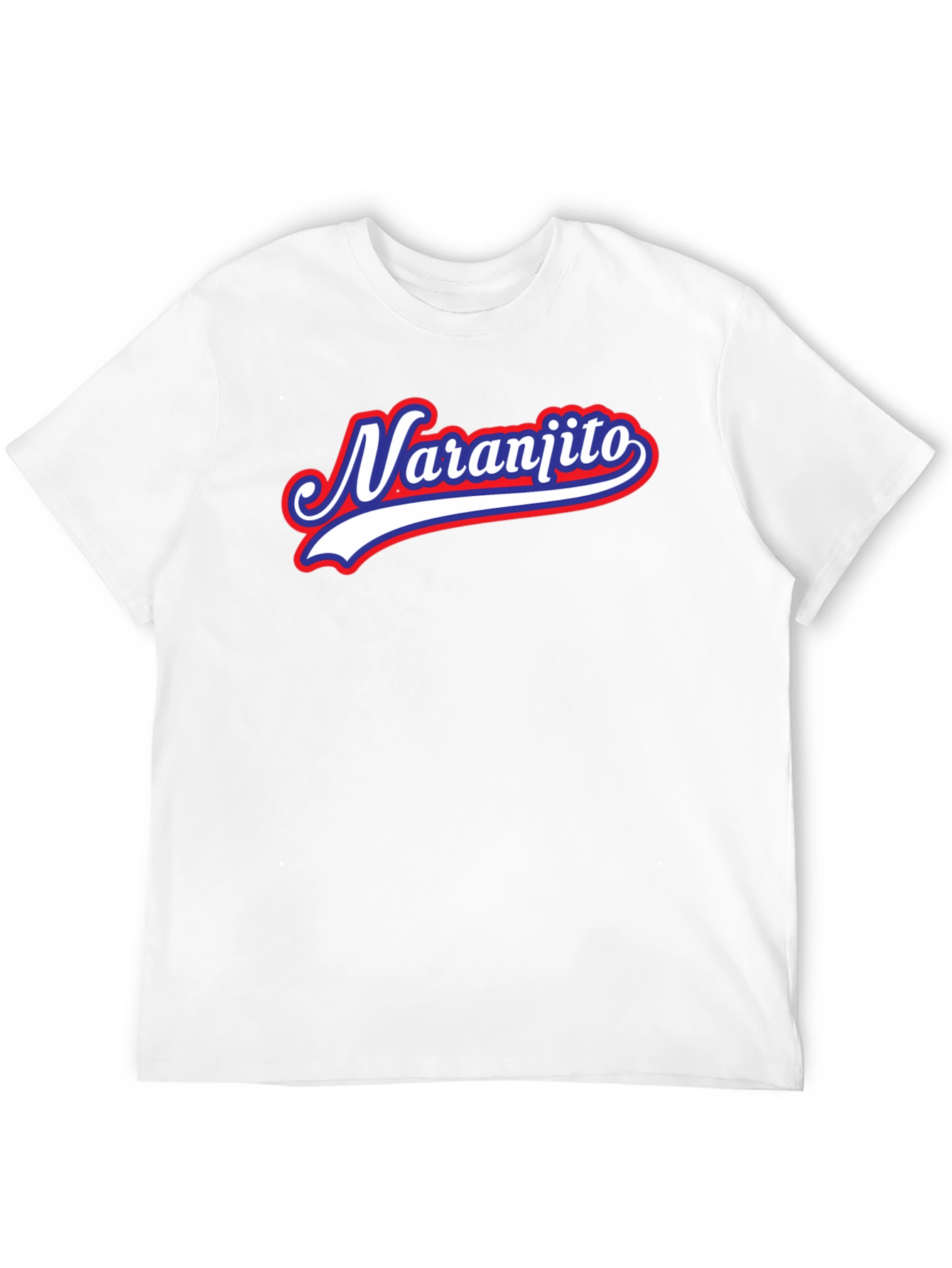 Black Naranjito Baseball Style T-Shirt view 12