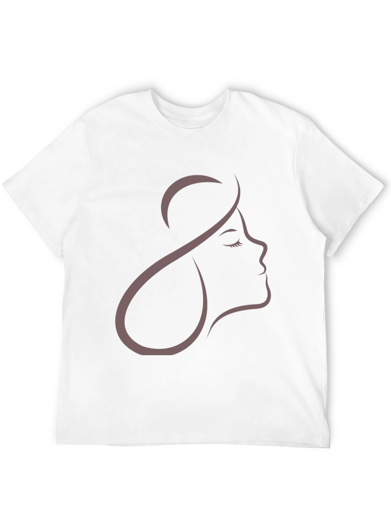 Elegant Woman Silhouette Graphic T-Shirt - 12