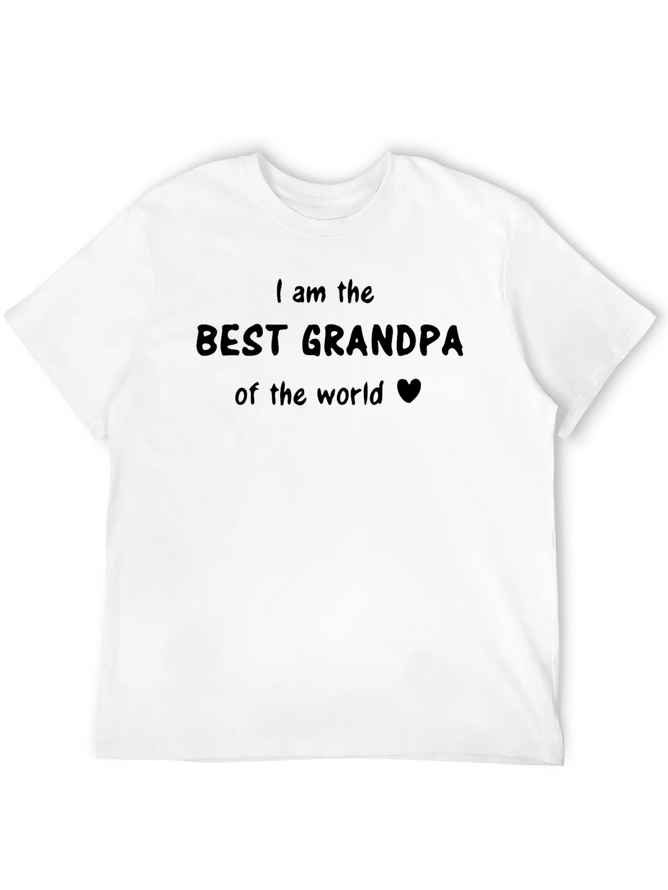 Black Best Grandpa T-Shirt - World's Greatest Grandpa Tee view 12