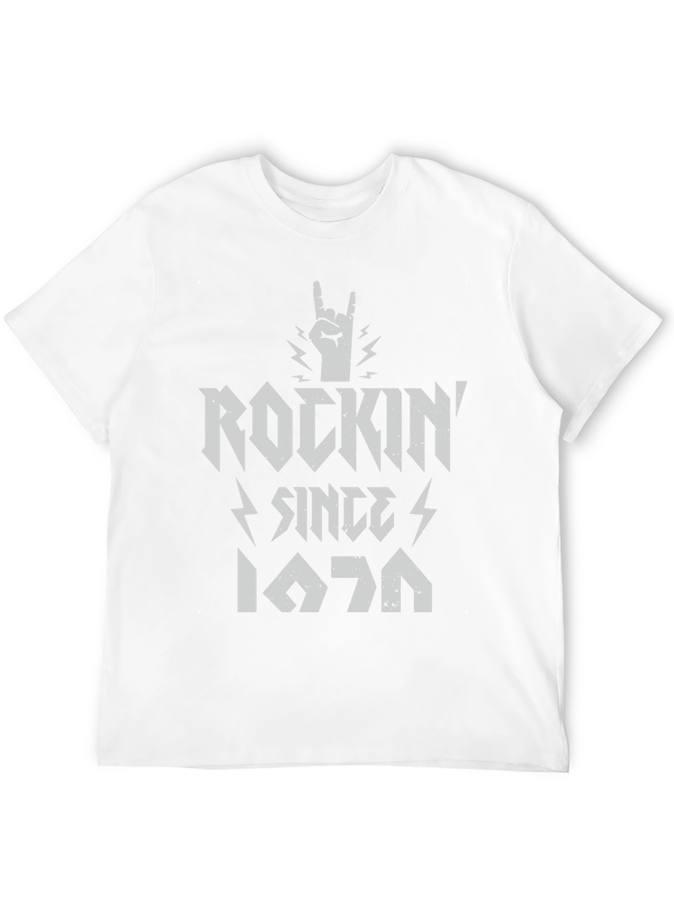 Black Rockin' Since 1976 Graphic Tee view 12