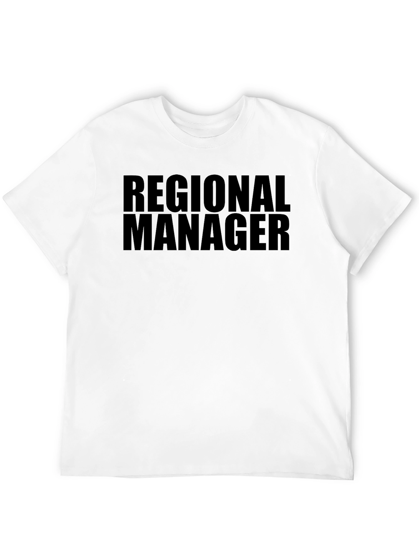 Black Regional Manager T-Shirt - Black Office Humor view 12