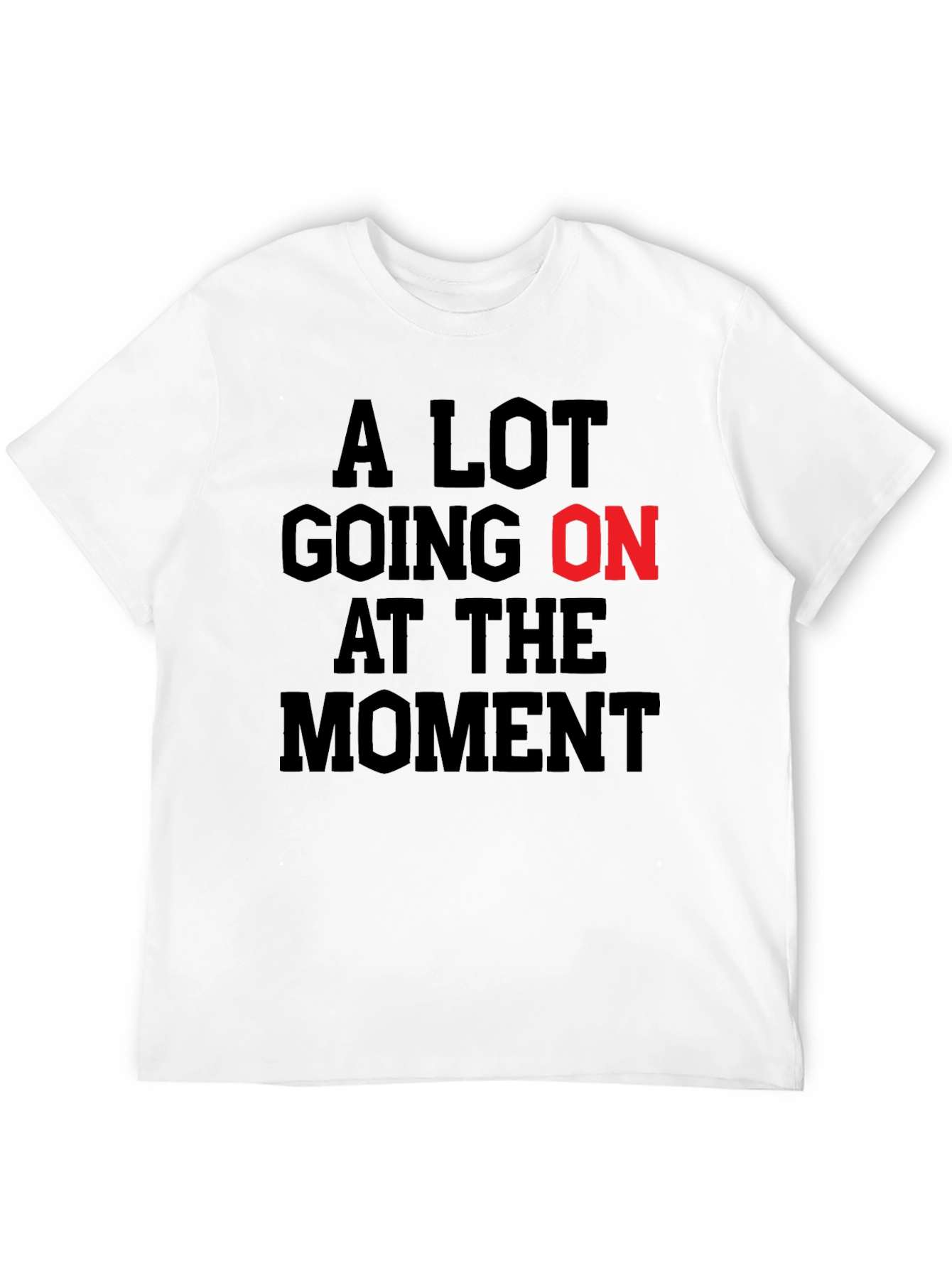 Black A Lot Going On Black Graphic T-Shirt view 12