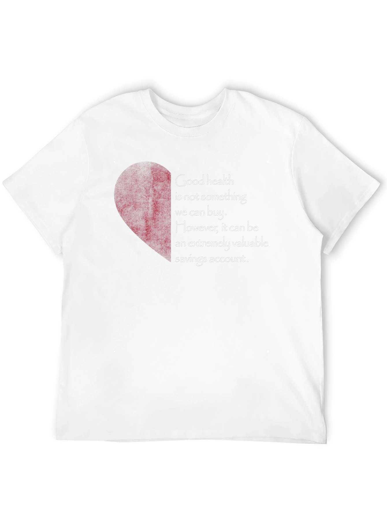 Black Good Health Savings Account Graphic T-Shirt view 12