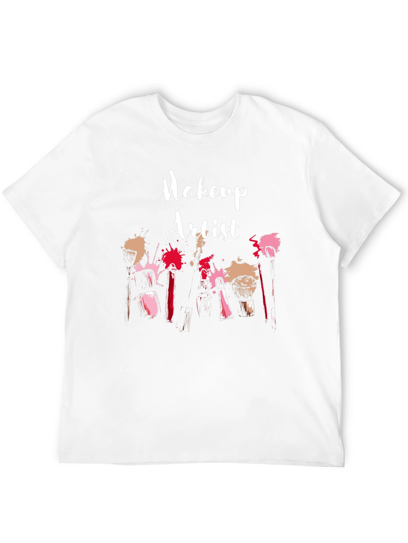 Black Makeup Artist Graphic T-Shirt - Stylish & Unique view 12