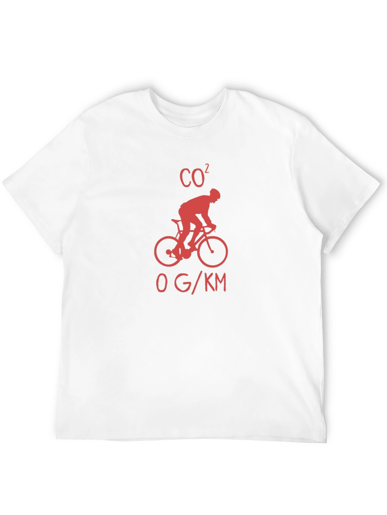 Black Eco-Friendly Cyclist T-Shirt - Zero Emissions view 12