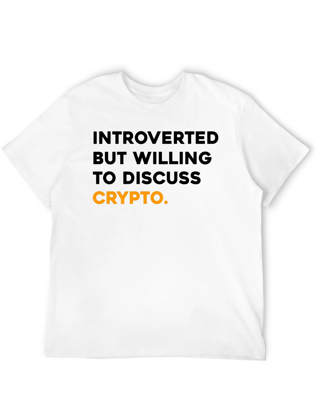 Black Introverted Crypto T-Shirt view 12