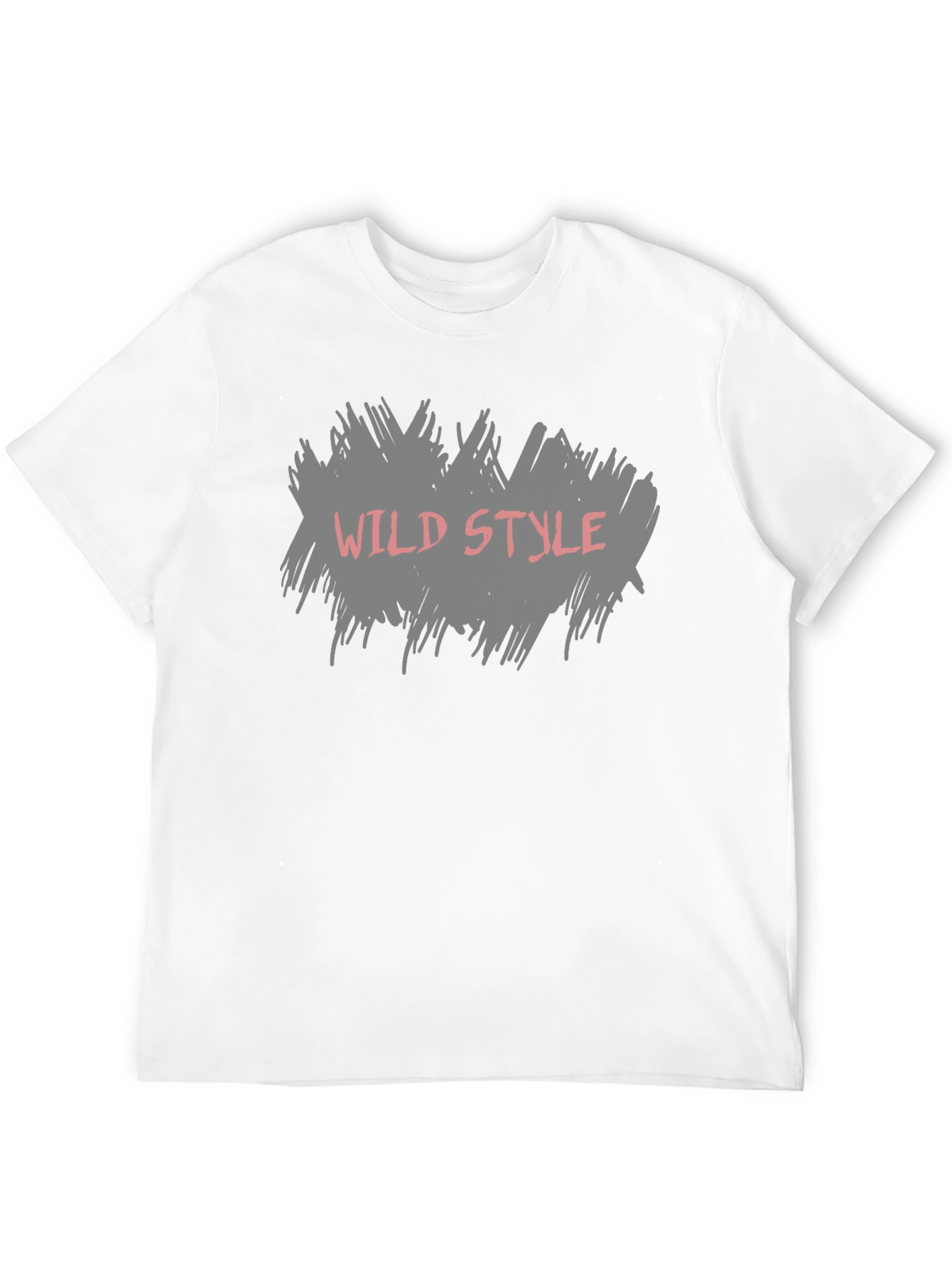 Black Wild Style Graphic Tee - Black Cotton T-Shirt view 12
