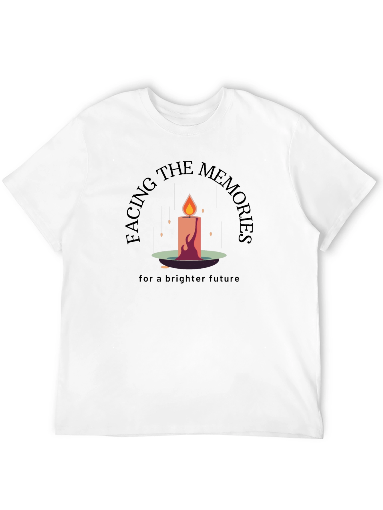 Black Facing The Memories Black Graphic T-Shirt view 12