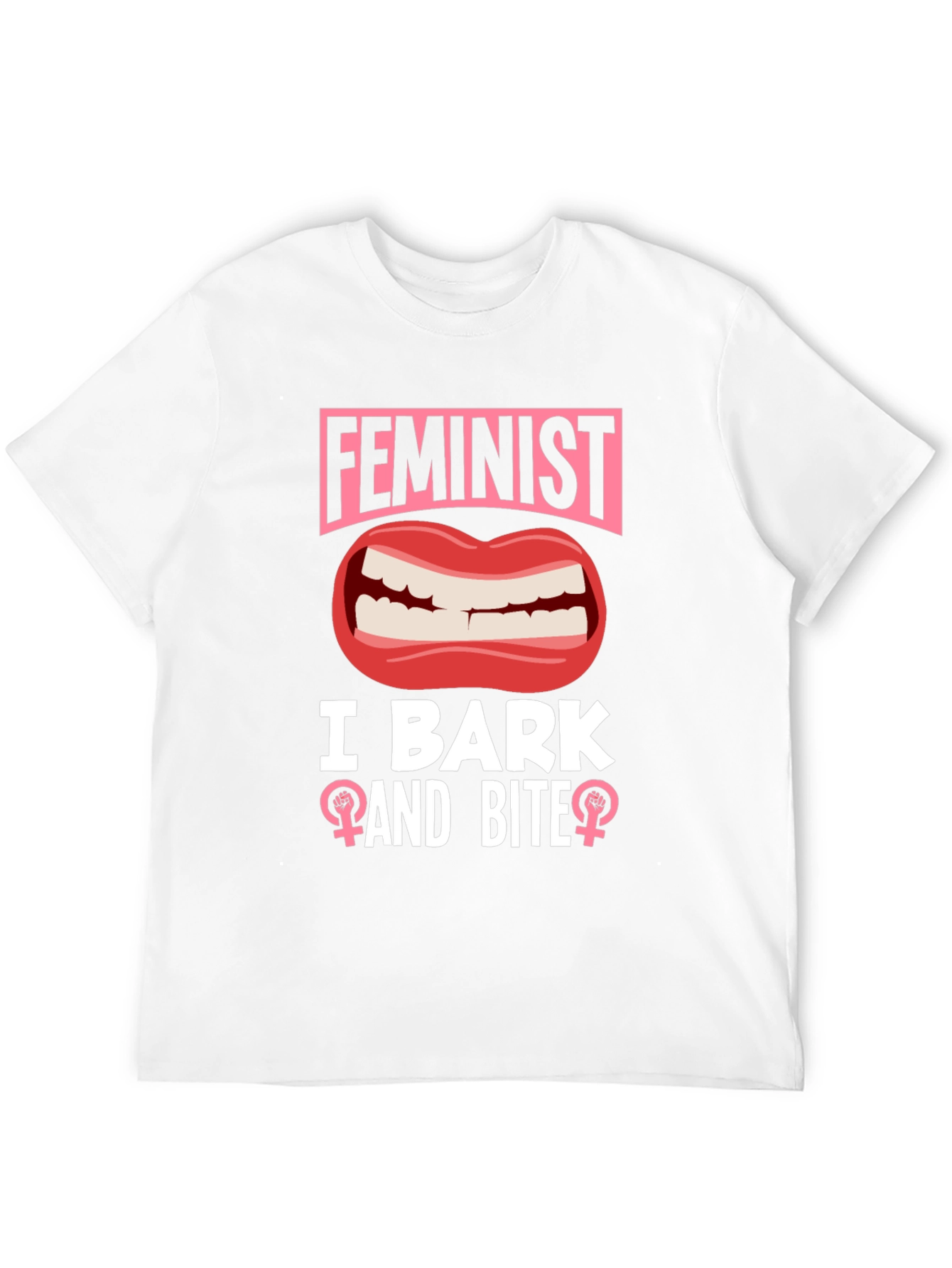 Black Feminist I Bark and Bite Graphic Tee view 12