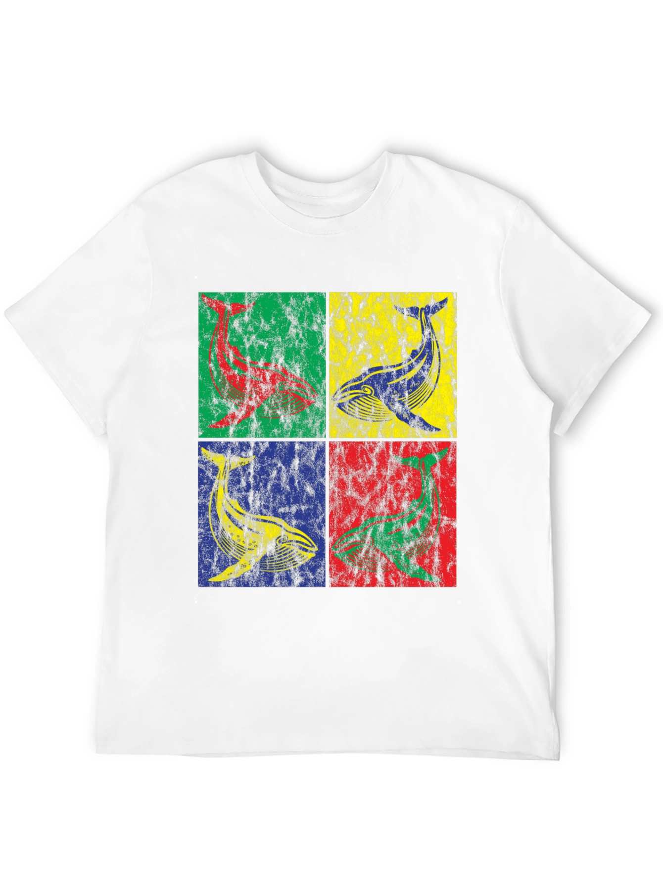 Black Whale Pop Art Graphic T-Shirt - Bold & Unique Design view 12