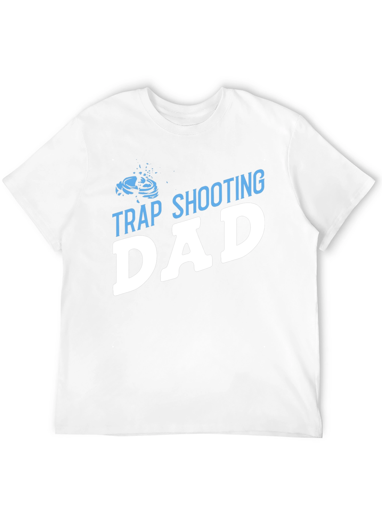 Black Trap Shooting Dad T-Shirt view 12