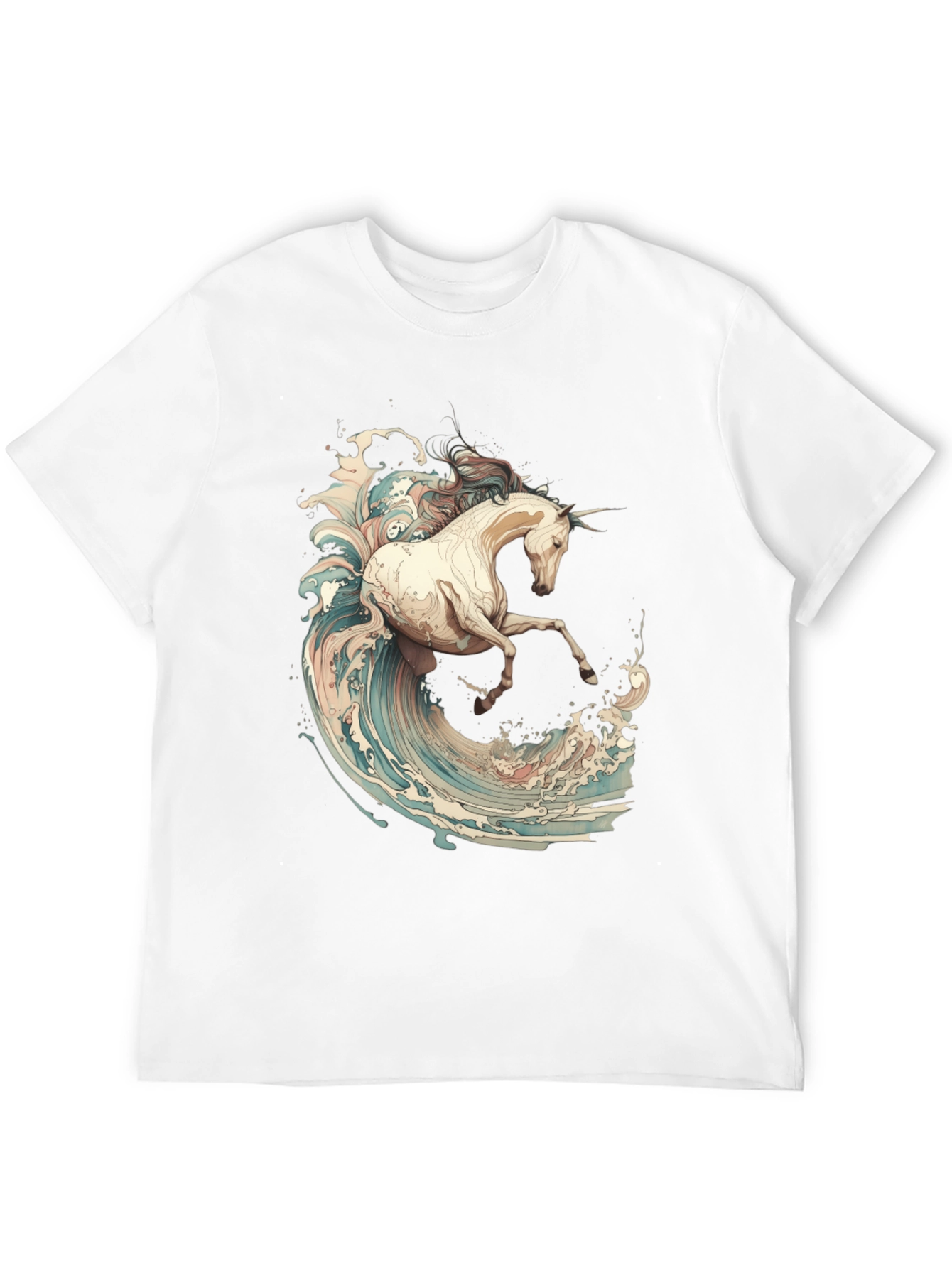 Unicorn Wave Rider Graphic T-Shirt - 12