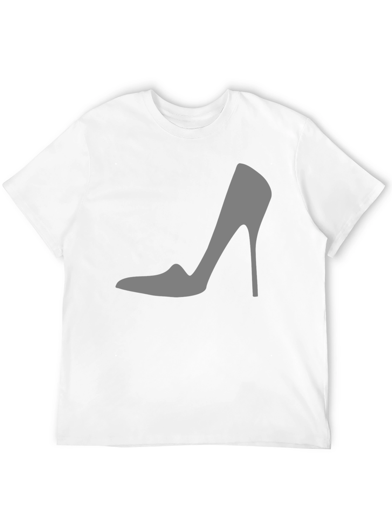 Black High Heel Shoe Graphic Tee - Stylish Men's Casual Wear view 12