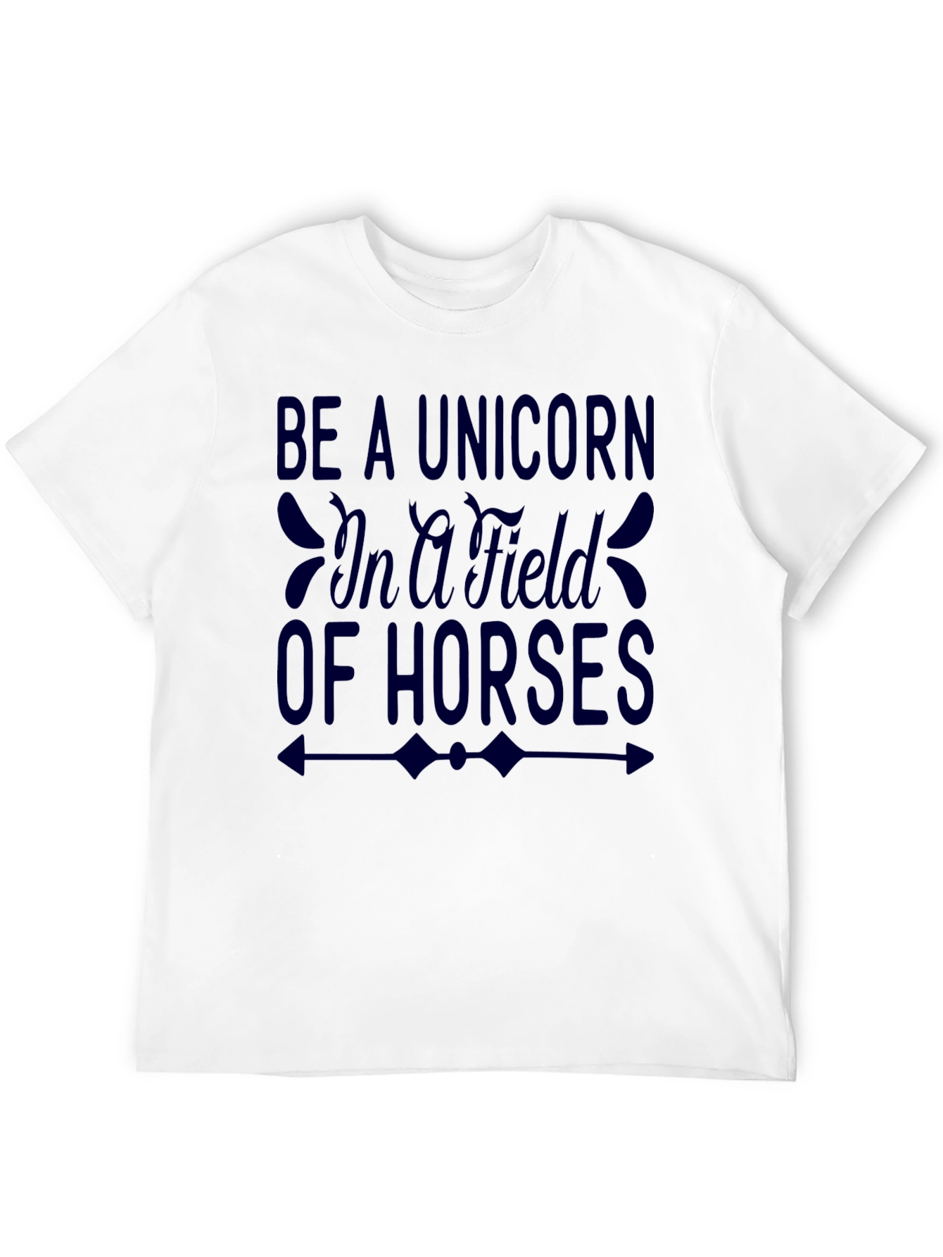 Black Be a Unicorn T-Shirt - Motivational Tee view 12