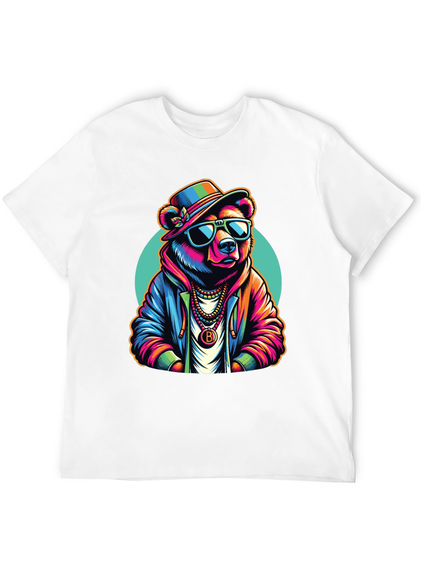 Black Cool Bear Graphic T-Shirt - Stylish & Unique Design view 12