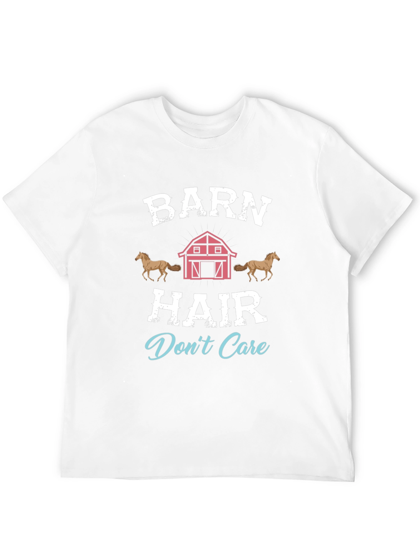 Black Barn Hair Don't Care Graphic T-Shirt view 12