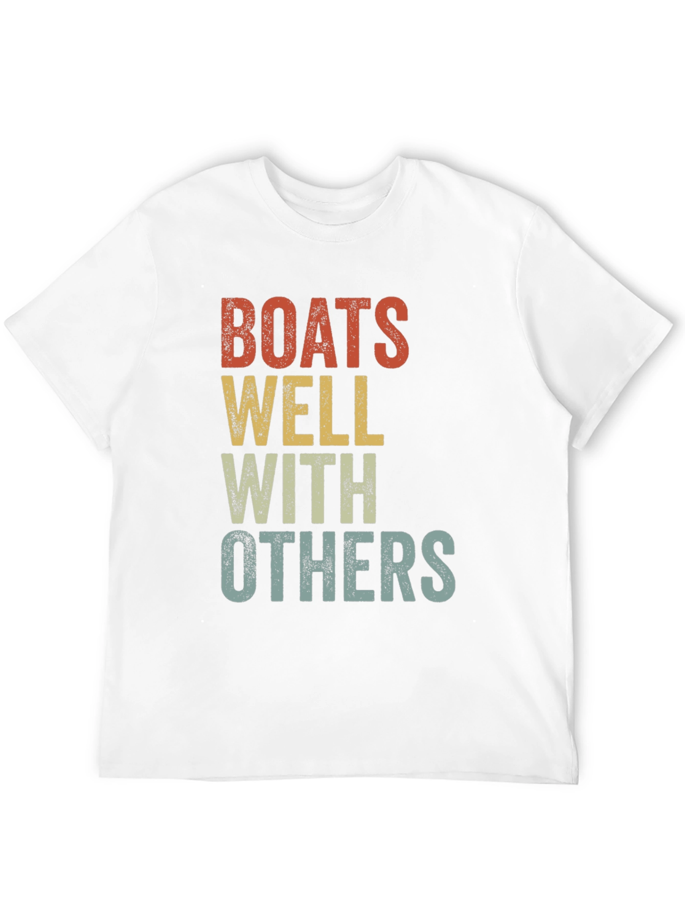 Boats Well With Others Graphic T-Shirt - 12