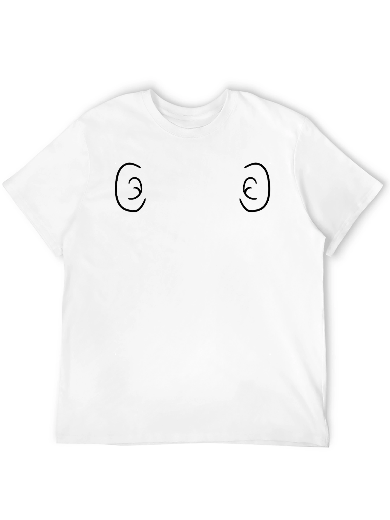 Black Funny Eye Chart Black T-Shirt view 12