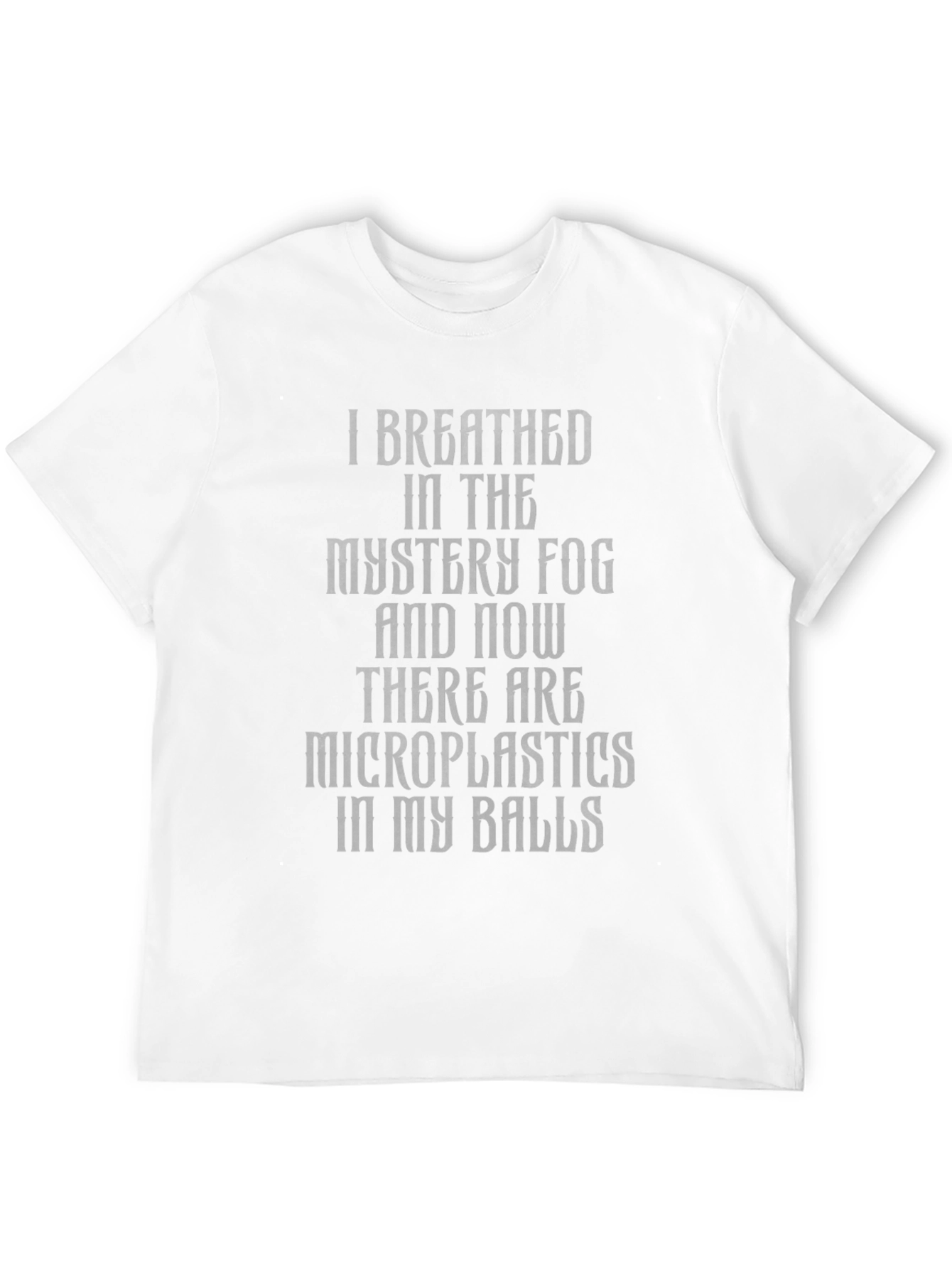 Black Mystery Fog Microplastics T-Shirt view 12