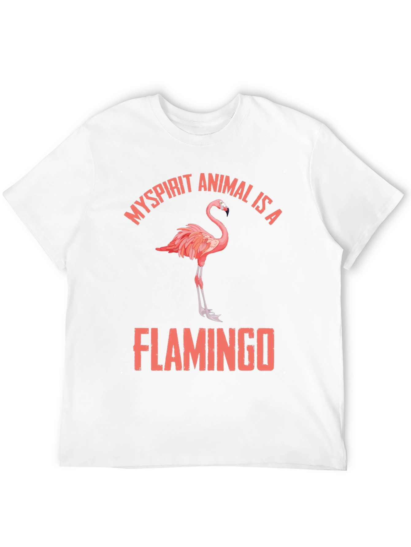 Black My Spirit Animal is a Flamingo T-Shirt view 12