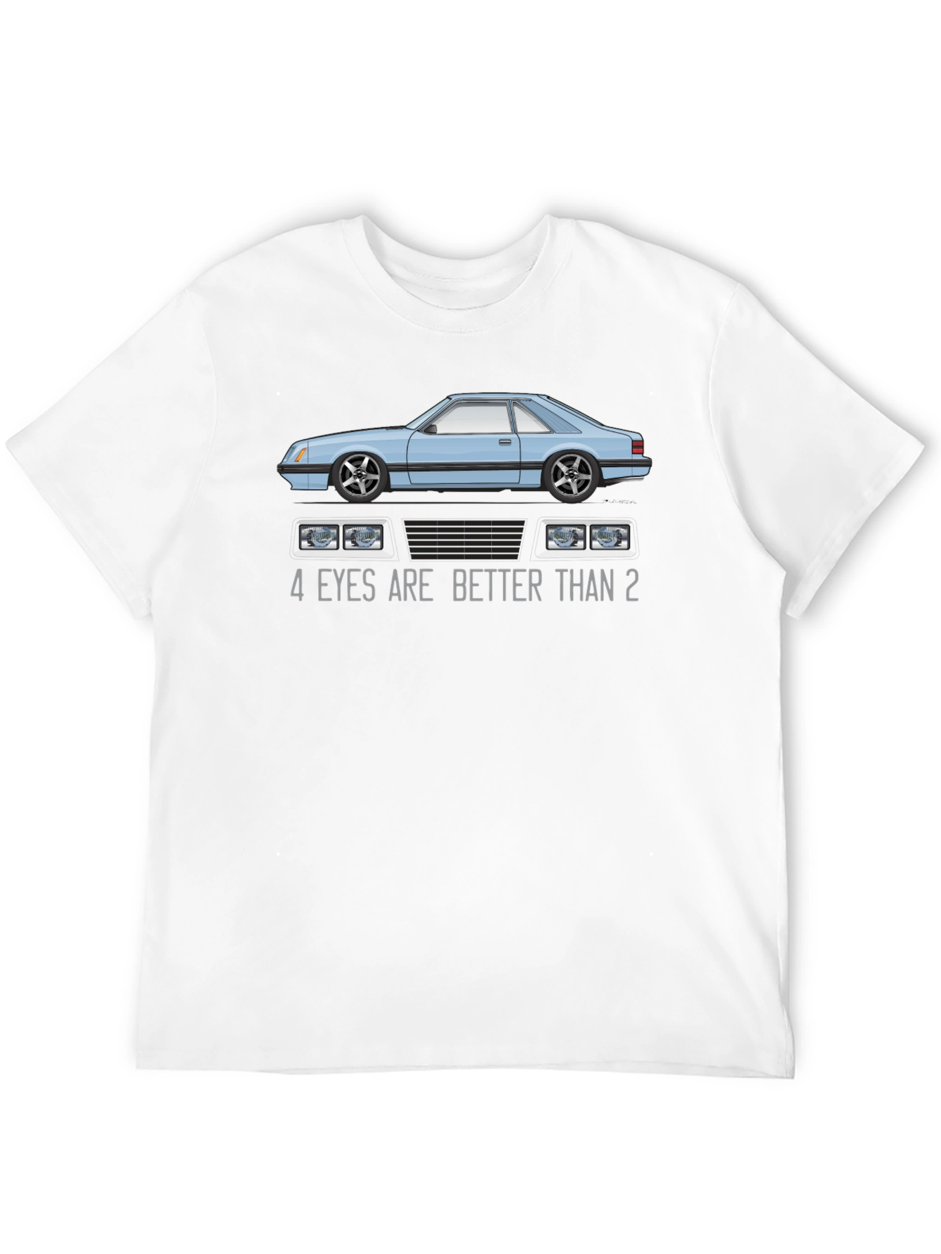 Black 4 Eyes Are Better Than 2 Graphic Tee view 12