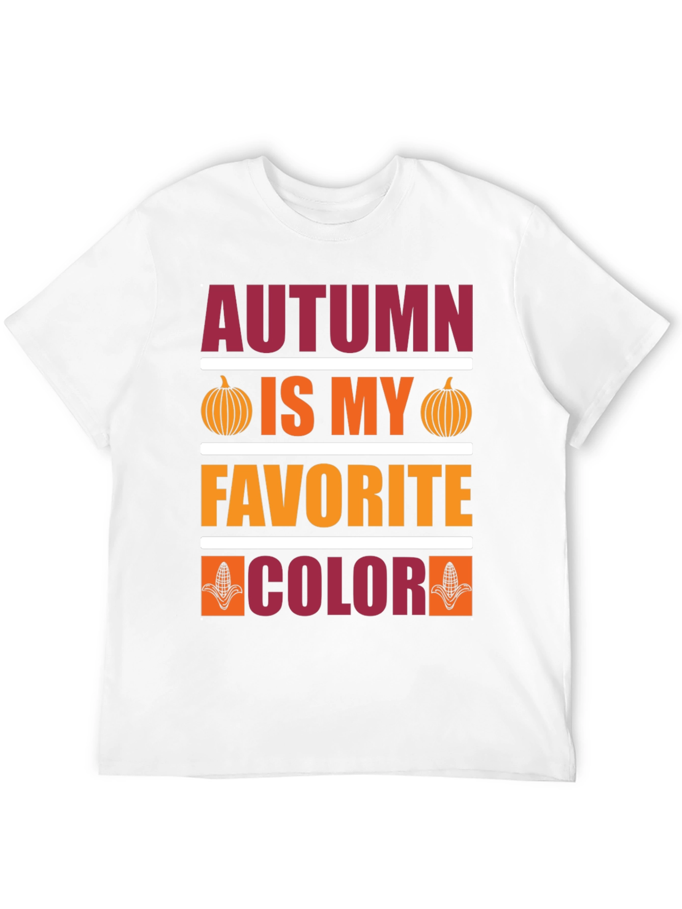 Black Autumn Is My Favorite Color T-Shirt view 12