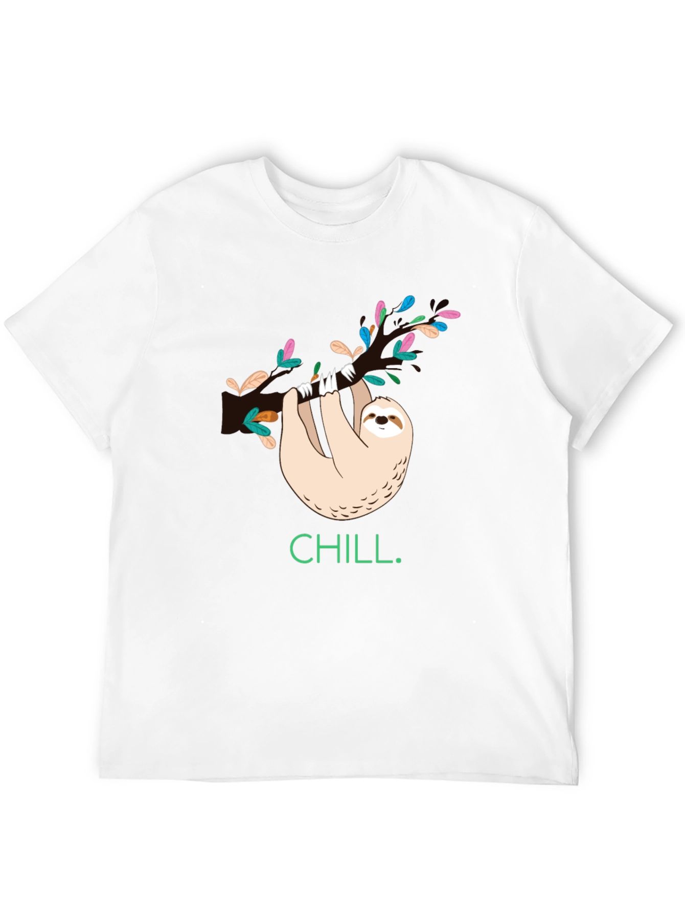 Black Chill Sloth Graphic T-Shirt - Relaxed & Stylish Tee view 12
